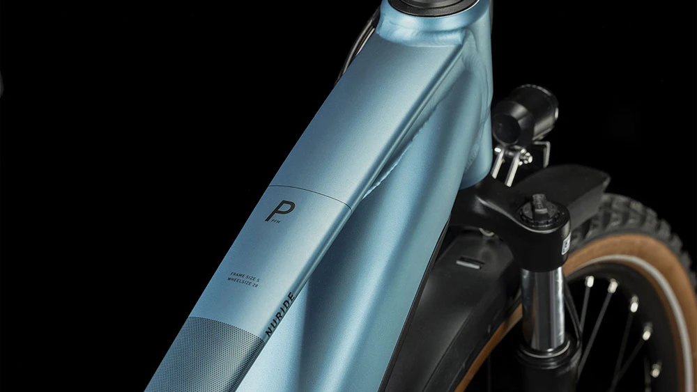 Cube Nuride Hybrid Performance 500 Allroad Lady Metalblue´n´red – Bild 3