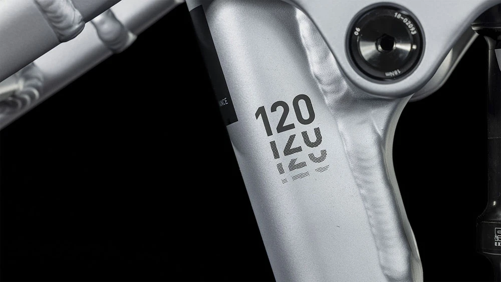 Cube Stereo Hybrid 120 Race 625 Polarsilver´n´black – Bild 5