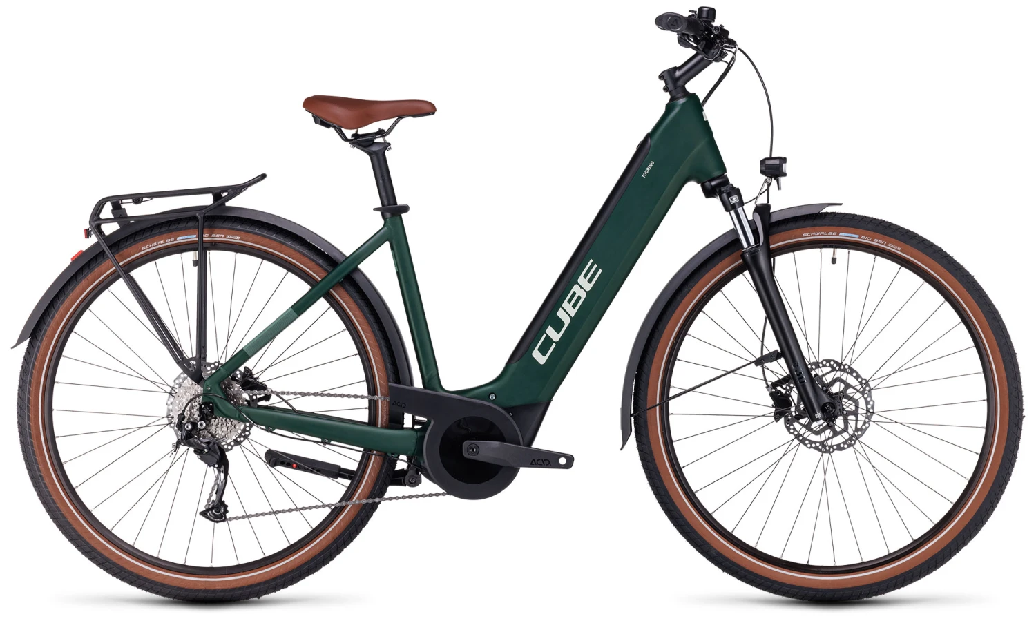 Cube Touring Hybrid ONE 500 Easy Entry Darkgreen´n´green