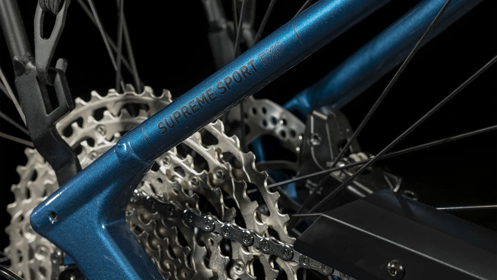Cube Supreme Sport Hybrid EXC 625 Easy Entry Blue´n´black – Bild 6