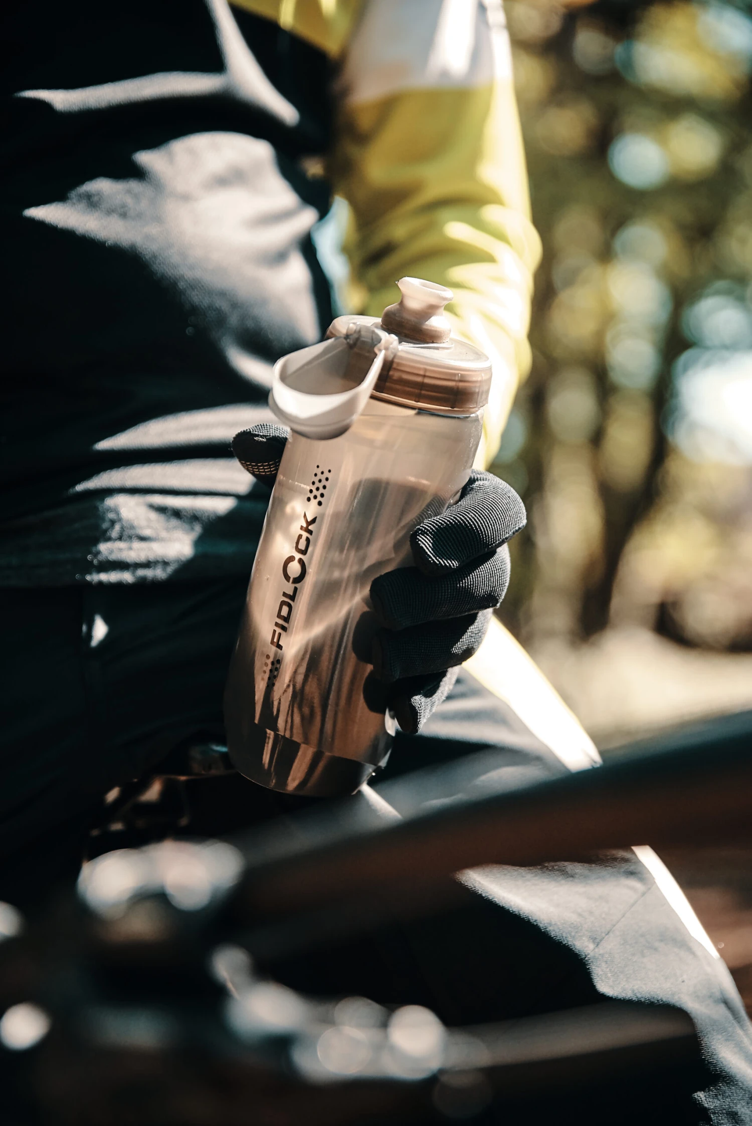 Fidlock Twist Single Bottle 590 Ersatz-Trinkflasche Transparent Schwarz – Bild 5