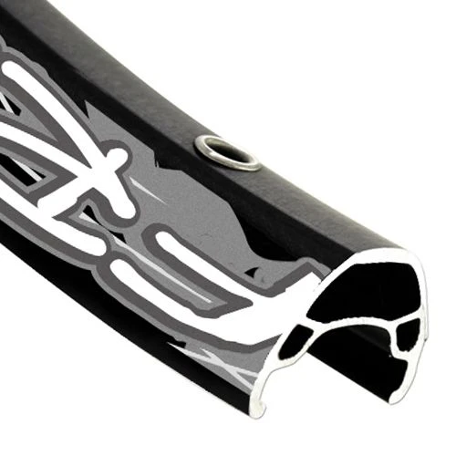 Flyer Elektrofahrrad Felge 27,5" Alex Rims FR30 Geöst Ohne Bremsflanke 36-Loch Schwarz