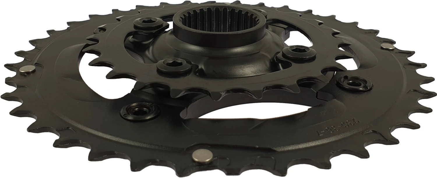 Giant Kettenblatt-Set 38 / 24 Zähne, 9 & 10-fach Mit Spider – Bild 3